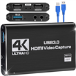 CAPTURADOR  VIDEO HDMI 4K C/LOOP  USB3.0