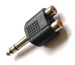 ADAPT.6.3 ST PL /2 RCA JACK