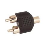 ADAPT. 1 RCA JACK/ 2 RCA PLG