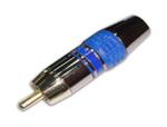 RCA PLUG GOLD HI-Q /6MM AZUL