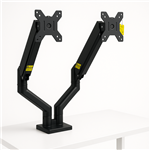 SOPORTE MONITOR GAS ESCRITORIO  DOBLE UDT30-CO24