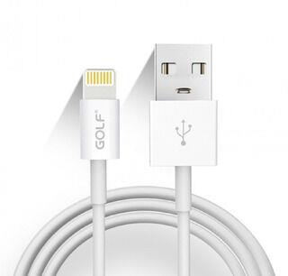 CABLE P/ IPHONE LIGHTNING A USB BLANCO 1MT GC30