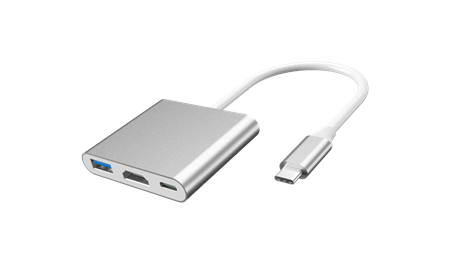 DOCK USB-C HDMI 4K+USB+USB-C PD FT-H07B