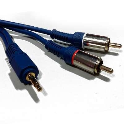 CABLE 3.5ST X 2 RCA 1.5MTS PURESONIC H
