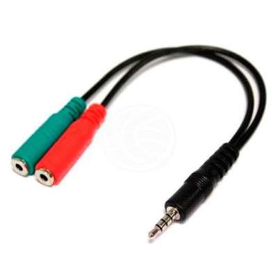 CABLE ADAPT 3.5 4POLOS A 2 H 3.5 STEREO