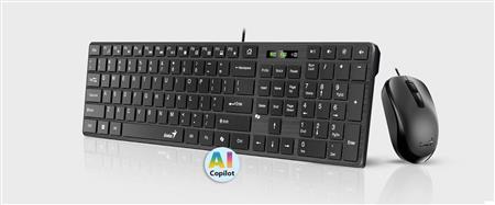 KIT TECLADO MOUSE C126 GENIUS C/CABLE USB